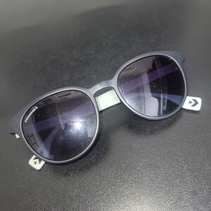 Converse Unisex Sunglasses - Black w/ Bright Green Temples - Perfect Condition